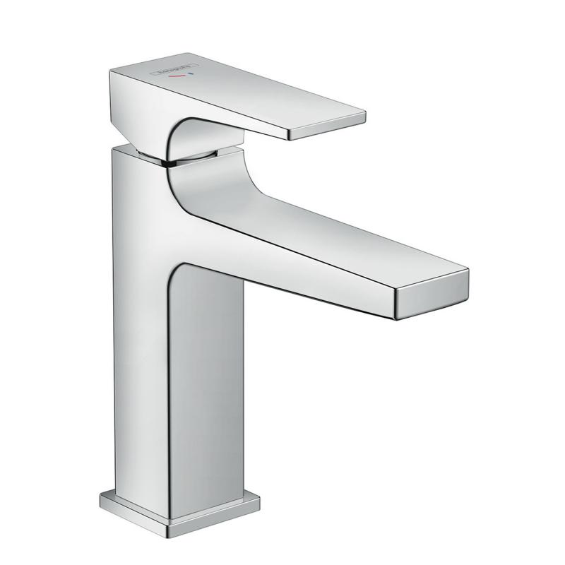 Hansgrohe Baterie lavoar hansgrohe metropol 32508000, 3/8'', marimea l, monocomanda, pornire pe rece, ventil push to open, crom