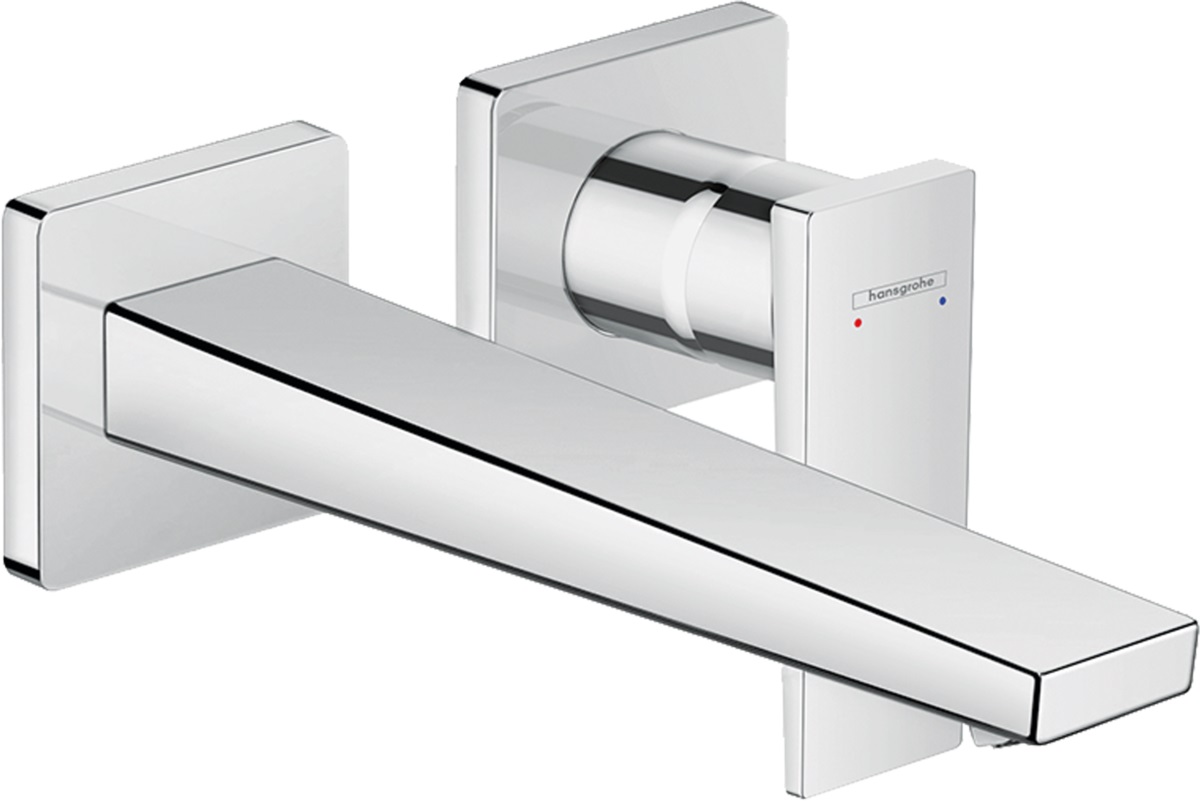 Hansgrohe Baterie lavoar hansgrohe metropol 32526000, monocomanda, montare pe perete, 225 mm, necesita set fixare, crom