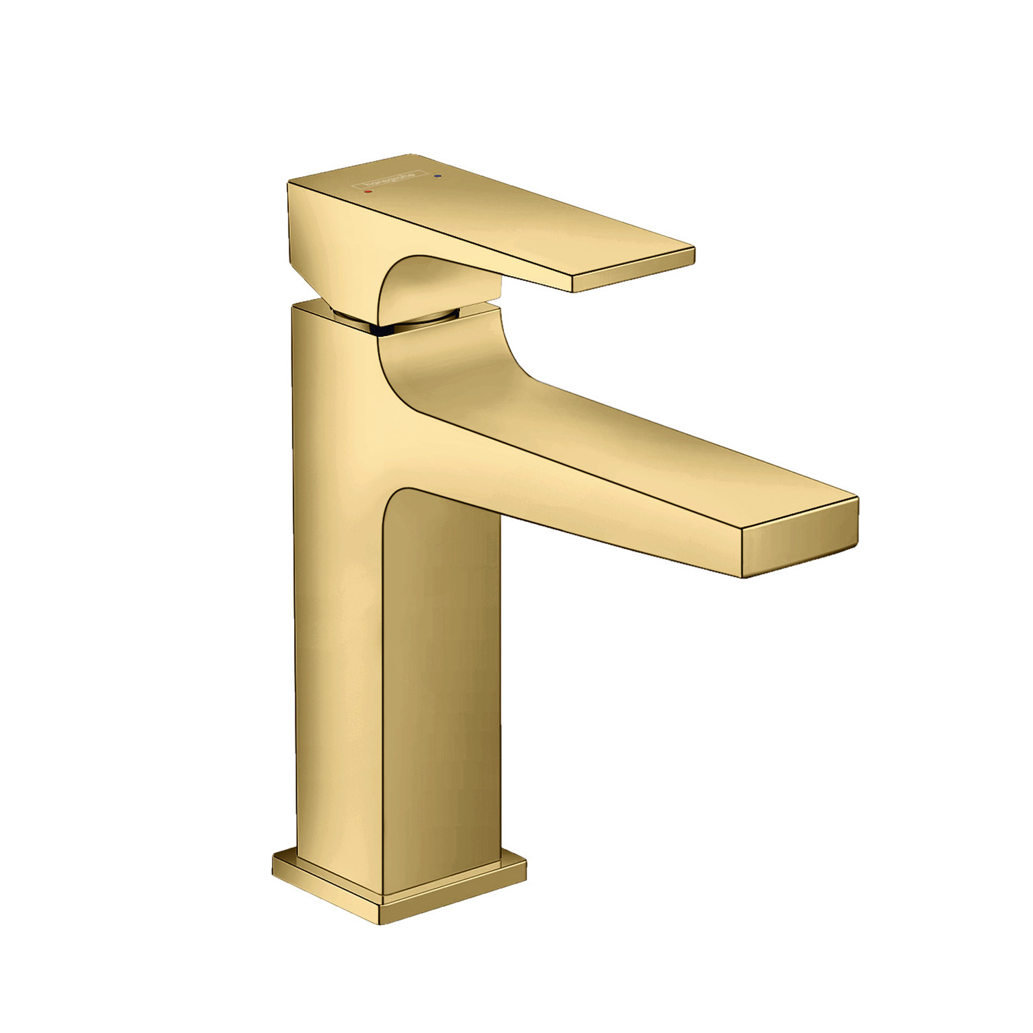 Hansgrohe Baterie lavoar hansgrohe metropol, m, 184 mm, ventil, lucios, auriu, 32507990