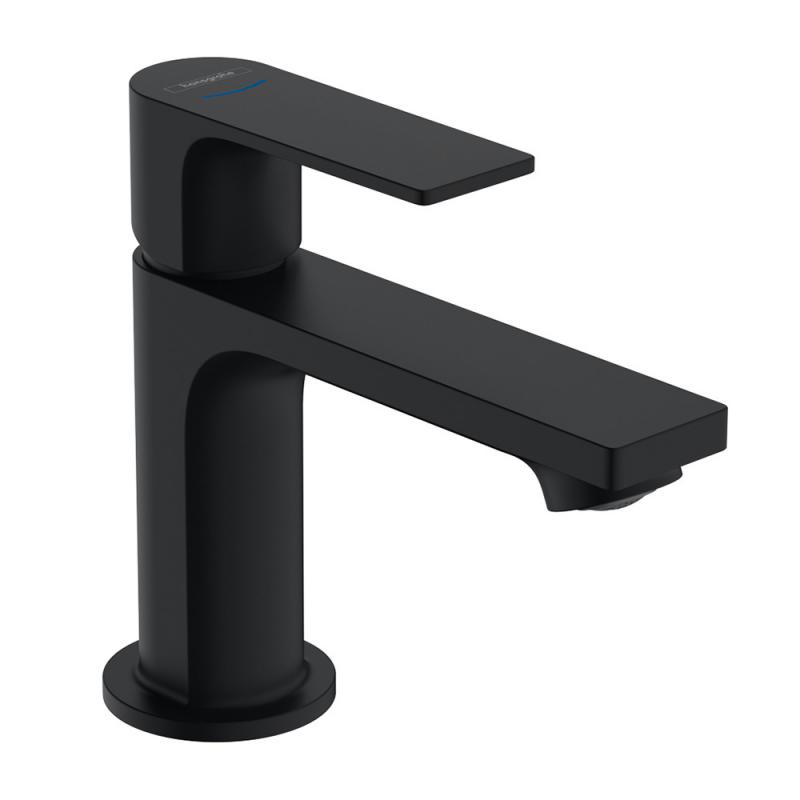 Hansgrohe Baterie lavoar hansgrohe rebis e 72506670, 3/8'', m, 143 mm, 1 racord rece, mat, negru