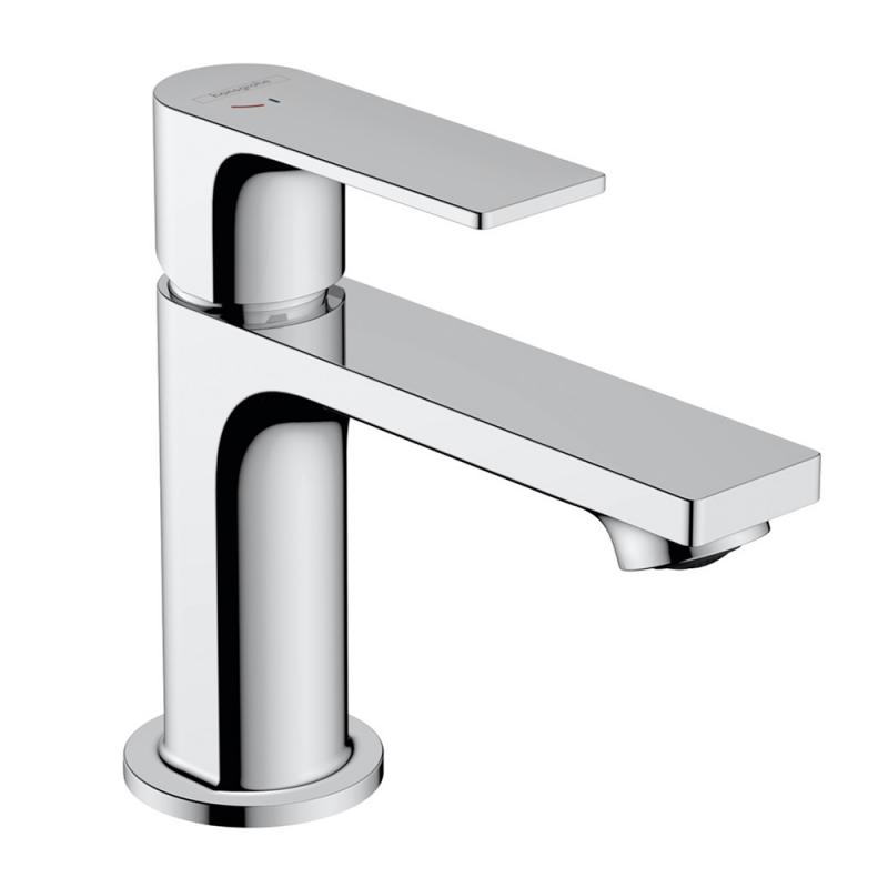Hansgrohe Baterie lavoar hansgrohe rebris e 72587000, 3/8'', marimea m, pornire pe rece, ecosmart, ventil cu tija, crom