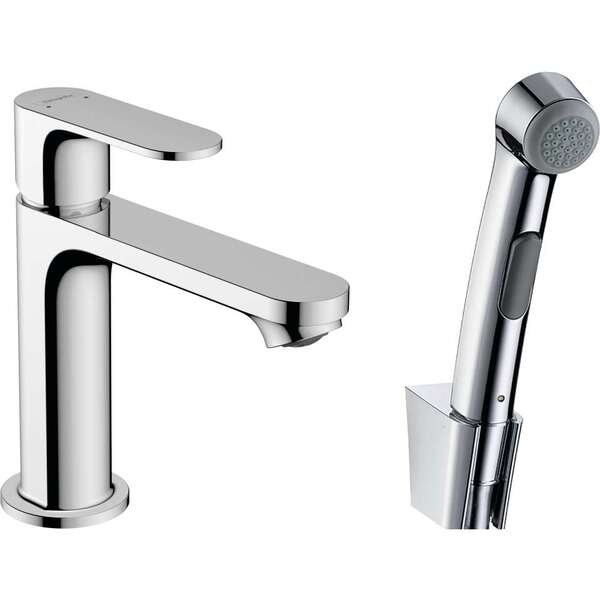 Hansgrohe Baterie lavoar hansgrohe rebris s 72215000, 3/8'', m, 168 mm, dus igienic, crom