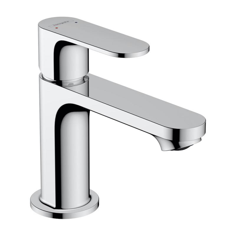 Hansgrohe Baterie lavoar hansgrohe rebris s 72510000, 3/8'', marimea s, monocomanda, cartus ceramic, ventil cu tija, crom