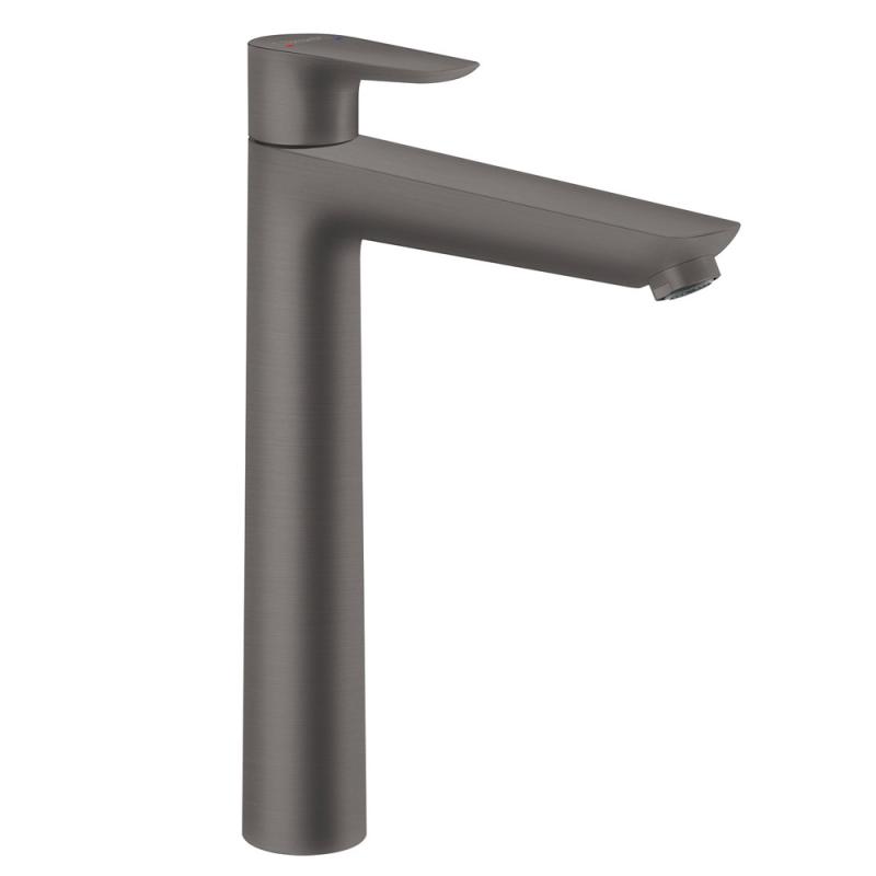 Hansgrohe Baterie lavoar hansgrohe talis 200 71717340, 3/8'', marimea l, monocomanda, fara evacuare, mat, antracit