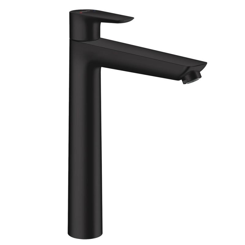 Hansgrohe Baterie lavoar hansgrohe talis e 71717670, 3/8'', marimea xl, monocomanda, fara ventil, mat, negru