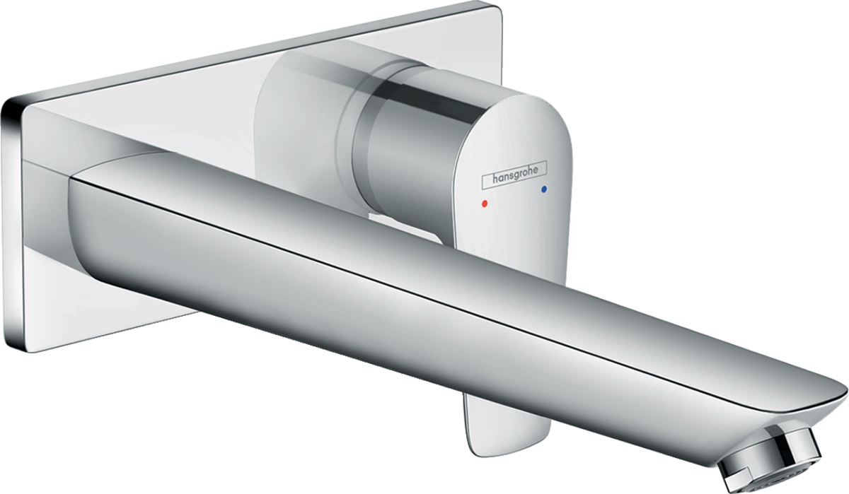 Hansgrohe Baterie lavoar hansgrohe talis e 71734000, montare pe perete, monocomanda, 225 mm, necesita set fixare, crom
