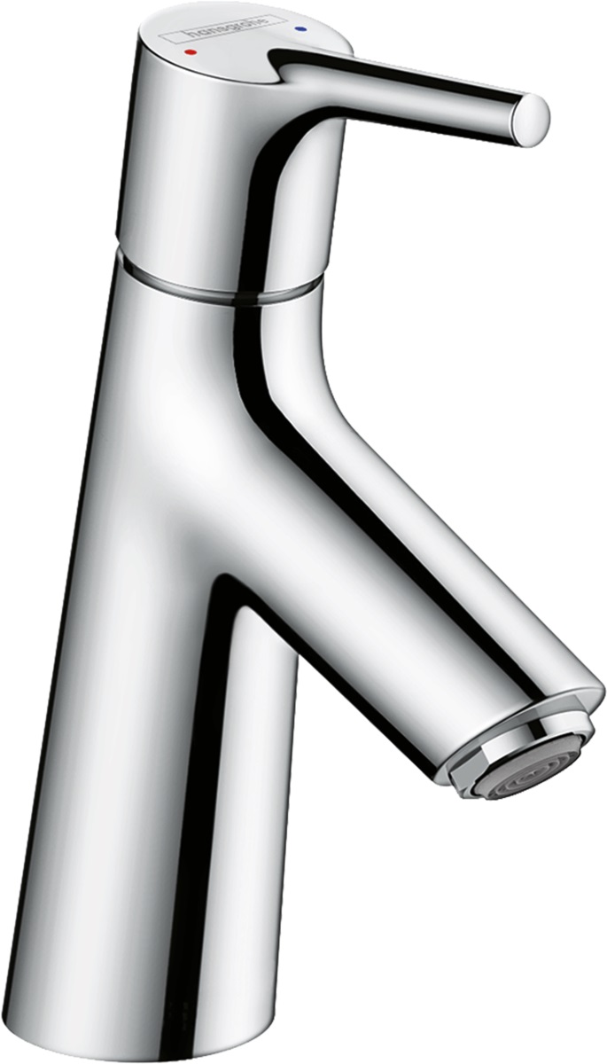 Hansgrohe Baterie lavoar hansgrohe talis s 72010000, 3/8'', monocomanda, marimea s, cartus ceramic, evacuare cu tija, crom