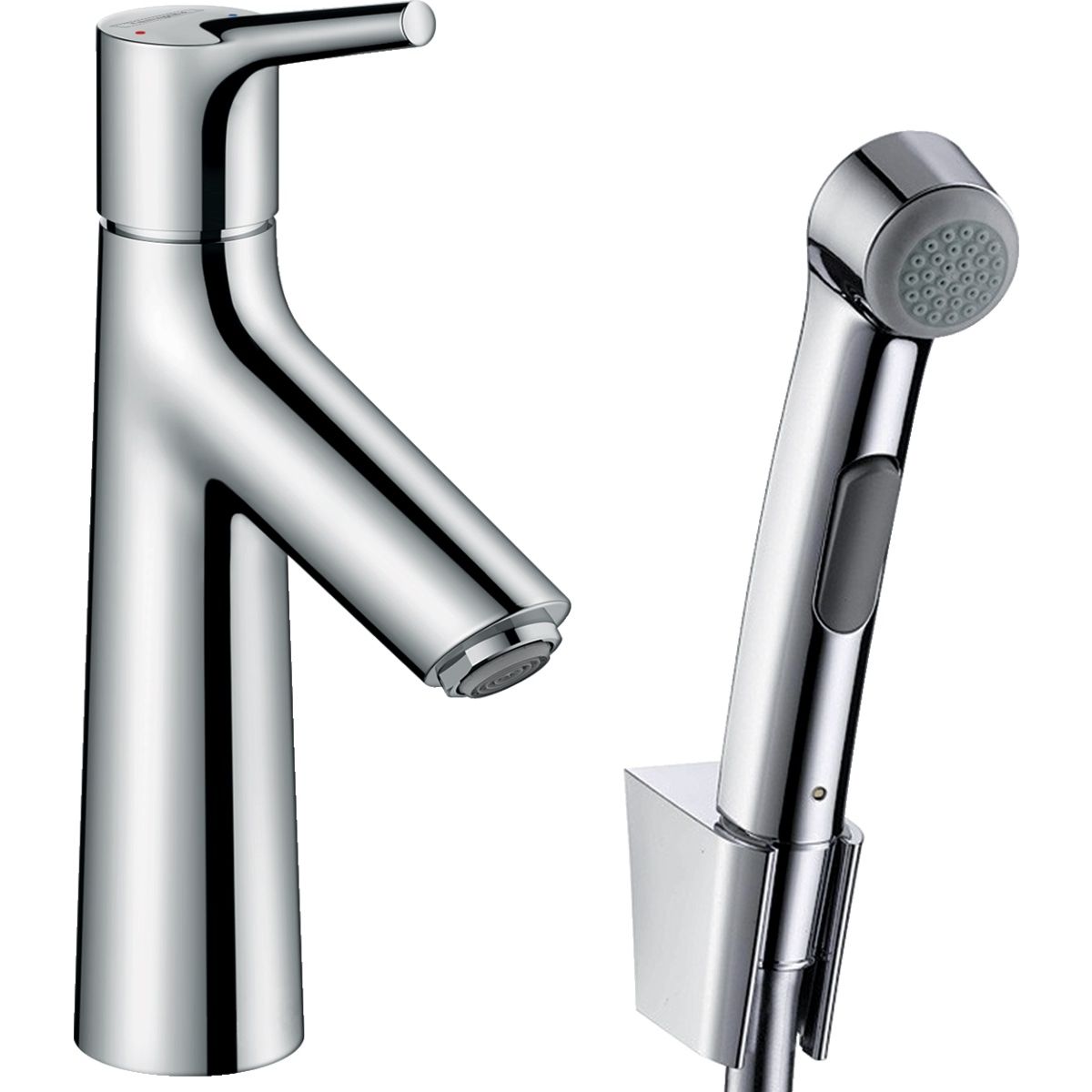 Hansgrohe Baterie lavoar hansgrohe talis s, m, 221 mm, dus igienic, ventil, crom, 72290000