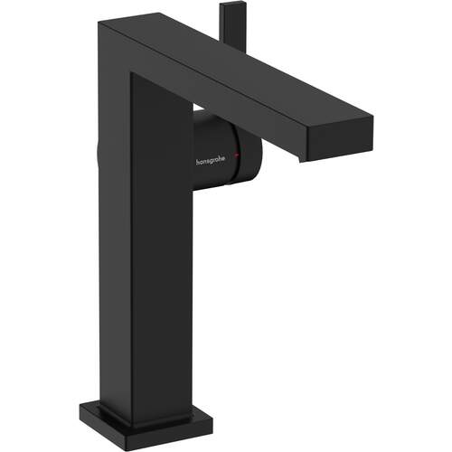 Hansgrohe Baterie lavoar hansgrohe tecturis e, l, 191 mm, pornire rece, ventil, mat, negru, 73042670