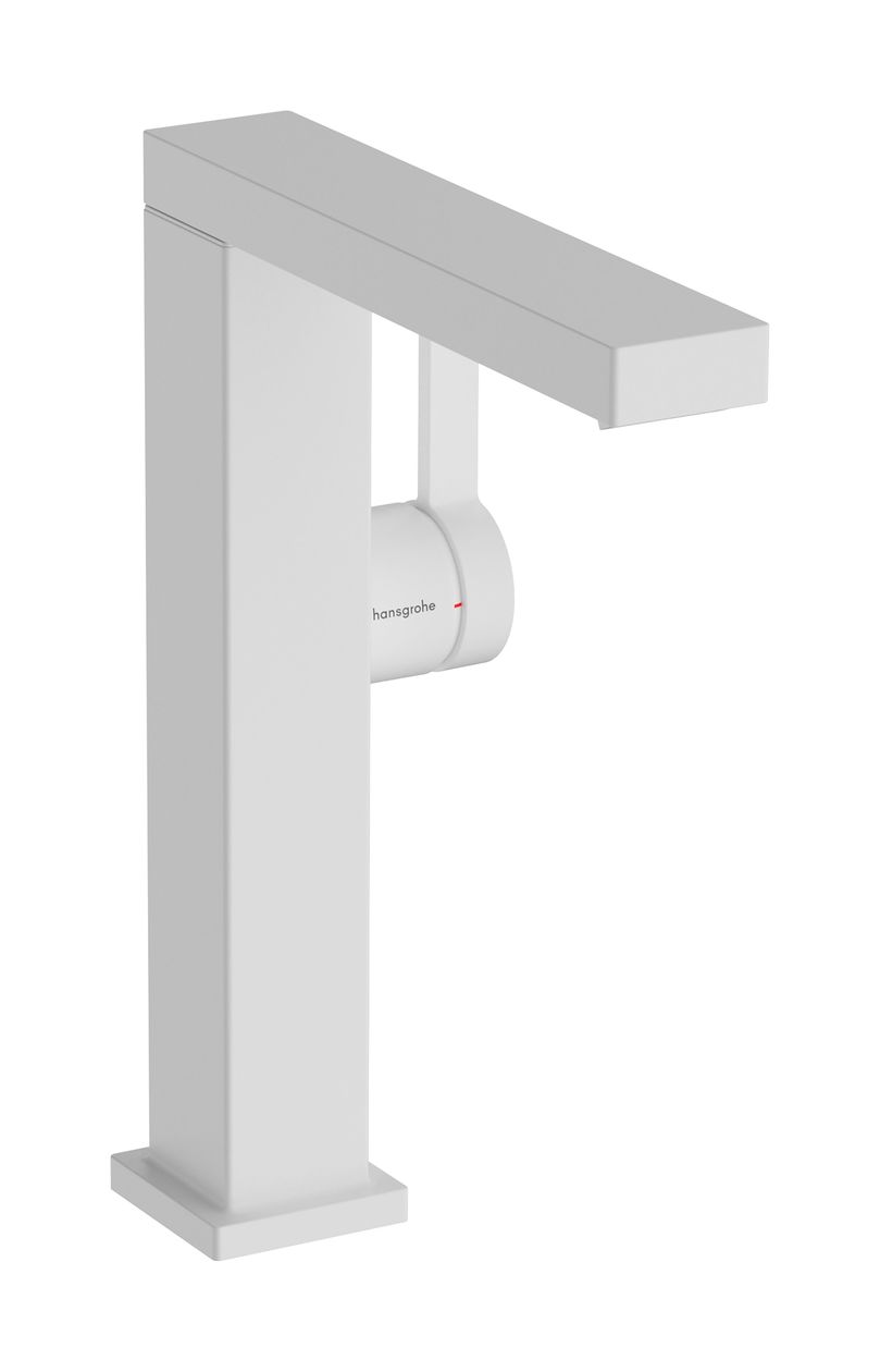Hansgrohe Baterie lavoar hansgrohe tecturis e, l, 211 mm, pornire rece, ventil, mat, alb, 73063700