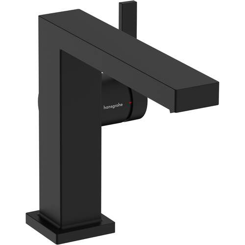 Hansgrohe Baterie lavoar hansgrohe tecturis e, m, 150 mm, pornire rece, ventil, mat, negru, 73024670