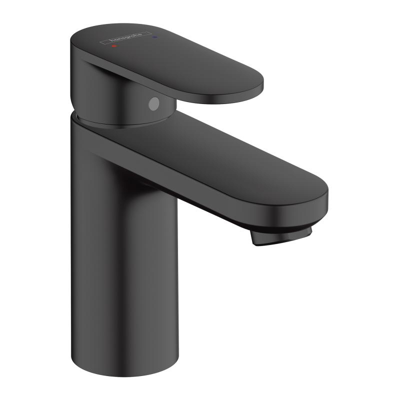 Hansgrohe Baterie lavoar hansgrohe vernis blend 100 71580670, 3/8'', marimea m, monocomanda, fara ventil, mat, negru