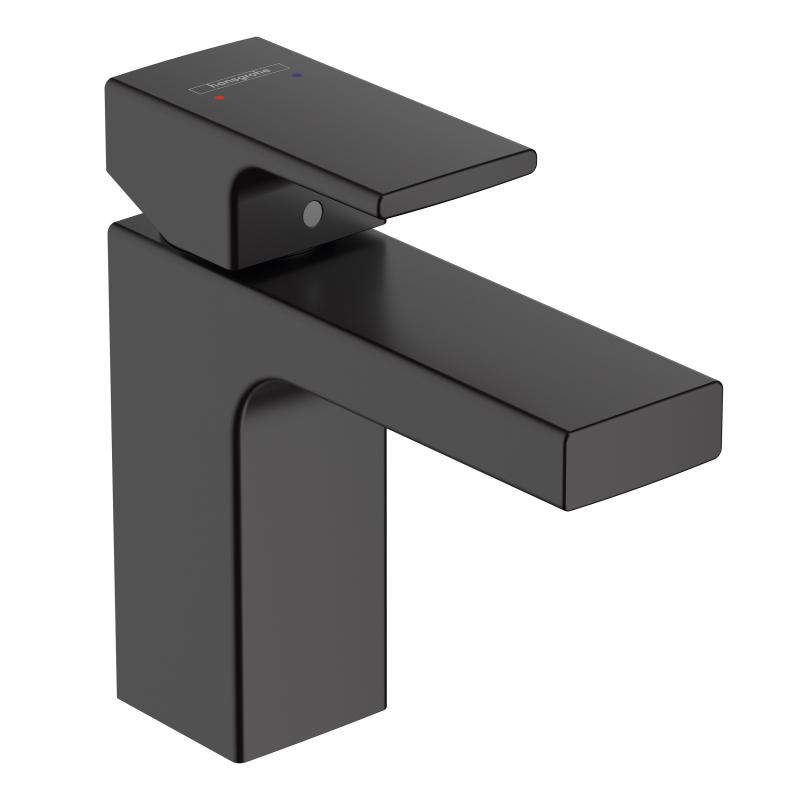 Hansgrohe Baterie lavoar hansgrohe vernis shape 100, 3/8'', m, 152 mm, ventil, mat, negru, 71561670