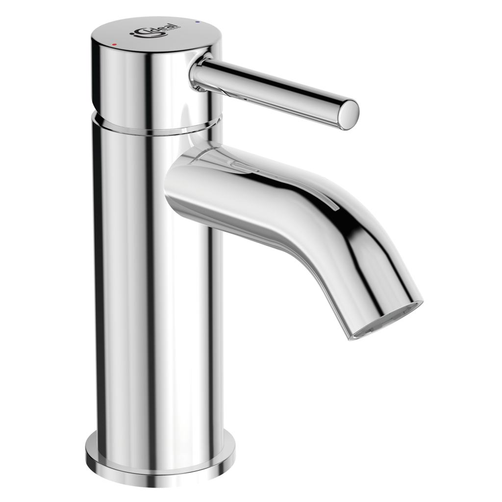 Ideal Standard Baterie lavoar ideal standard ceraline bc193aa, 3/8'', marimea m, monocomanda, cartus ceramic, ventil cu tija,