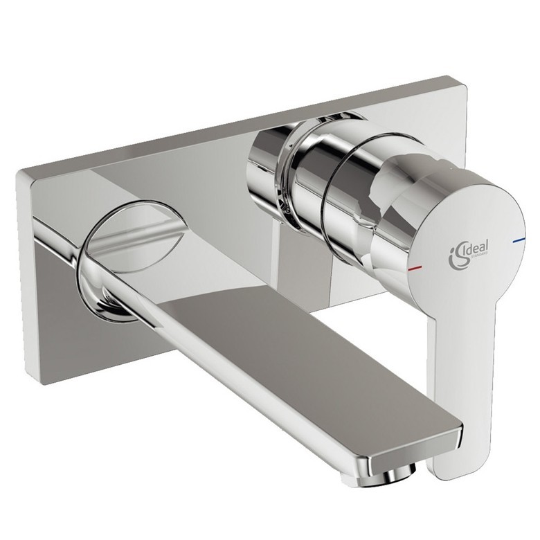 Ideal Standard Baterie lavoar ideal standard gio a6107aa, 1/2'', montare pe perete, l 17.2 cm, monocomanda, cartus ceramic, set