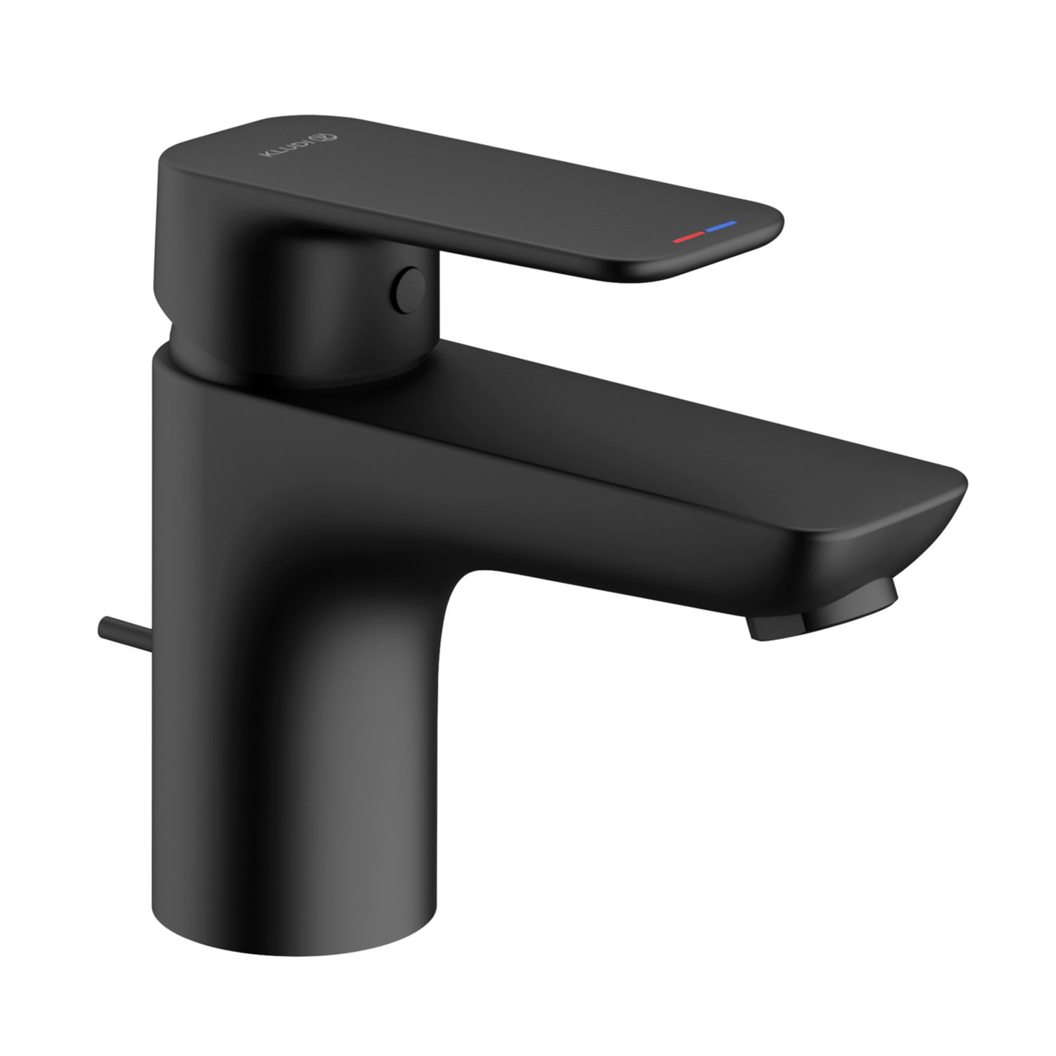 Kludi Baterie lavoar kludi pure and style, s, 135 mm, ventil, mat, negru, 403823975