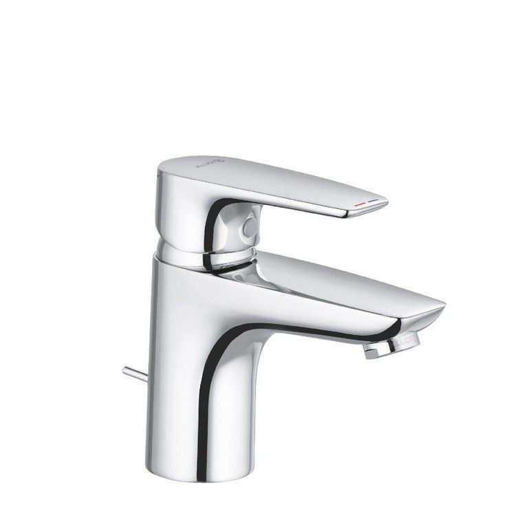 Kludi Baterie lavoar kludi pure solid 343820575, 3/8'', marimea m, monocomanda, evacuare cu tija, crom