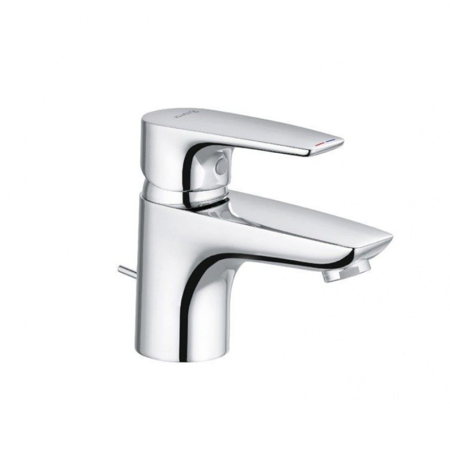 Kludi Baterie lavoar kludi pure & solid 343850575, 3/8'', marimea s, monocomanda, cartus ceramic, evacuare cu tija, crom