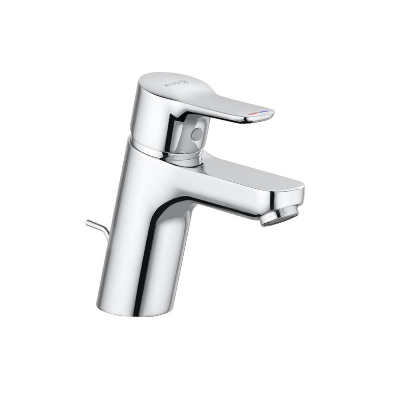 Kludi Baterie lavoar kludi pure&easy 373820565, 3/8'', marimea s, monocomanda, cartus ceramic, ventil cu tija, crom