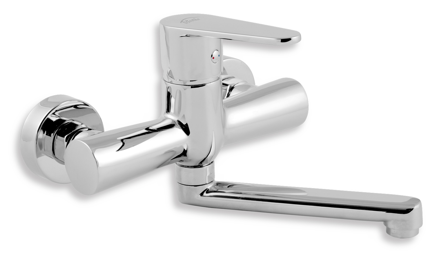 Novaservis Baterie lavoar novaservis titania fresh, 1/2'', pe perete, 210 mm, crom, 96076,0