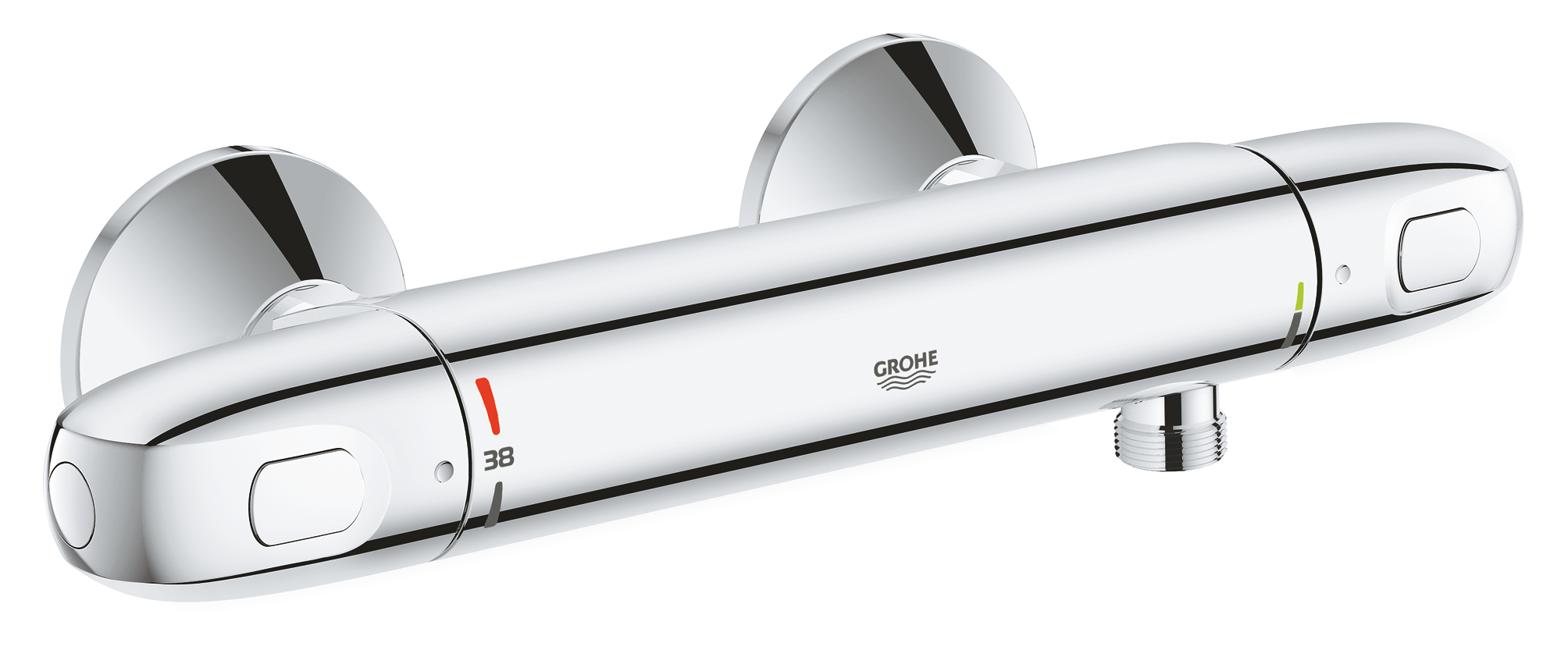 Grohe Baterie de dus grohe grohtherm 1000 34550000, 1/2'', aparenta, termostat, cooltouch, crom