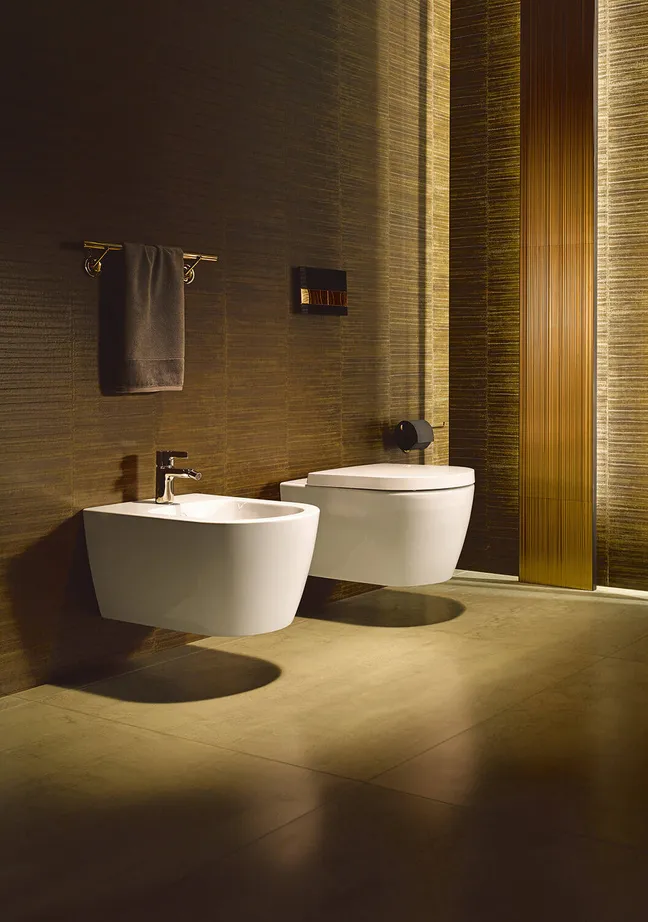 Bideu Duravit 2290150000, Me by Starck, montaj suspendat, zona montaj 