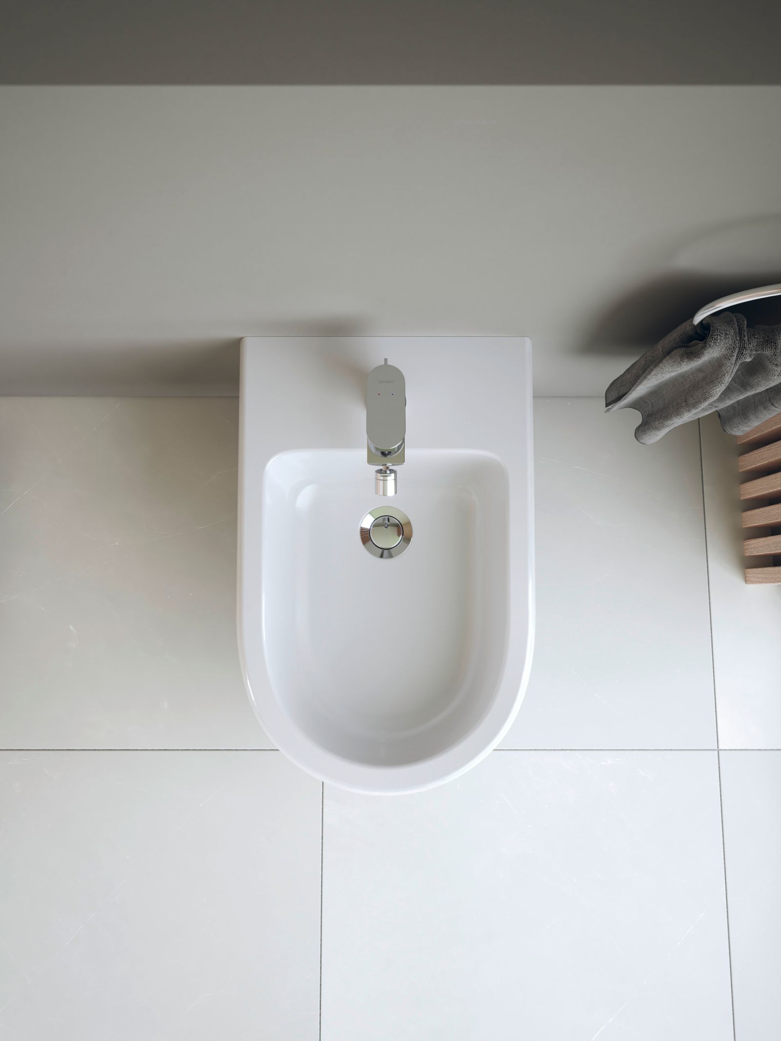 Bideu Duravit 2263150000, Qatego, montaj suspendat, preaplin, zona mon