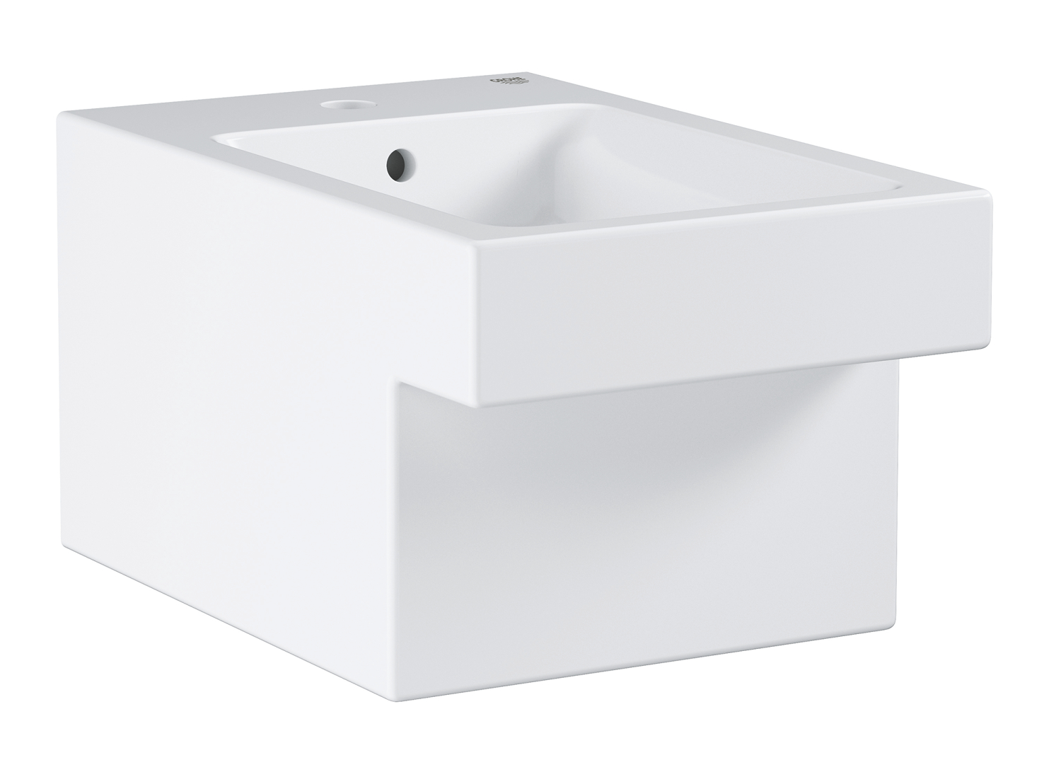 Grohe Bideu grohe cube ceramic 3948600h, suspendat, evacuare verticala, preaplin, pureguard, alb