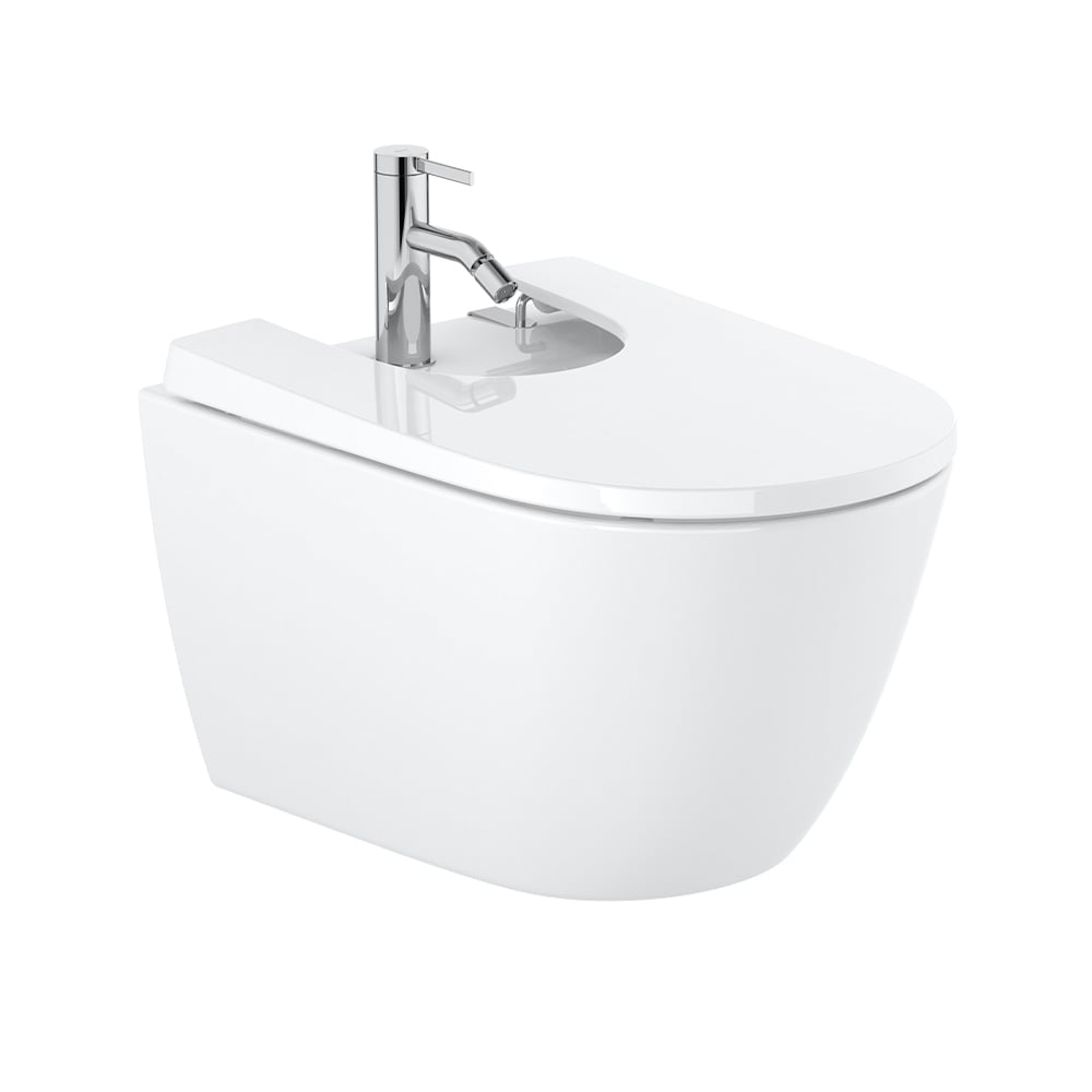 Bideu Roca A357685000, Ona, montaj suspendat, preaplin, zona montaj in
