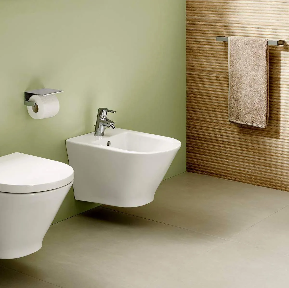 Bideu Roca A3570N6000, The Gap Round, montaj suspendat, preaplin, zona