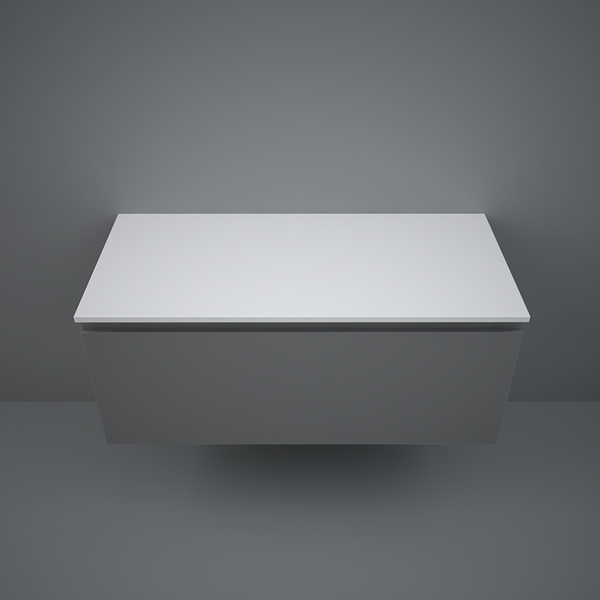 Rak Ceramics  Blat lavoar rak ceramics, 101 x 46 cm, mdf, mat, compozit, mat, alb, plasl10146500