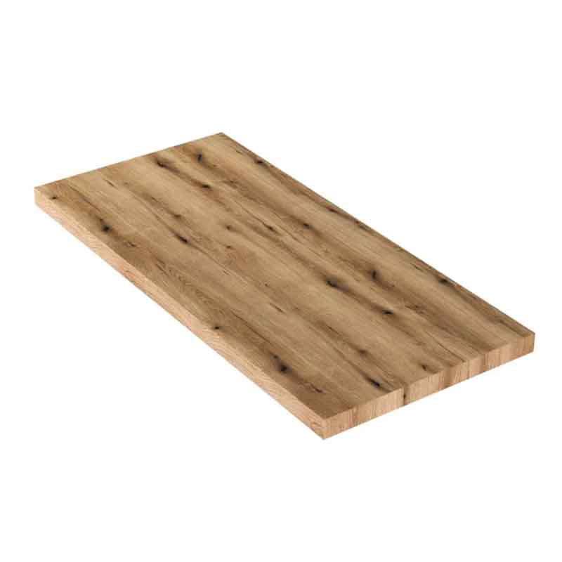 Fluminia Blat mobilier baie fluminia rovere, 100 x 45 x 4 cm, pal, mat, maro, blat-100 rovere