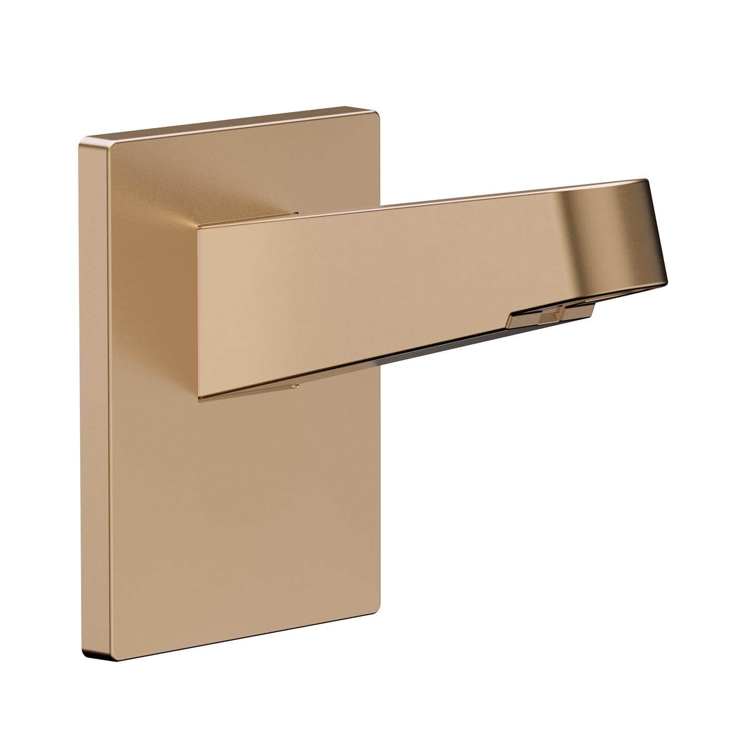 Hansgrohe Brat dus fix hansgrohe pulsify, pe perete, 150 mm, mat, bronz, 24149140