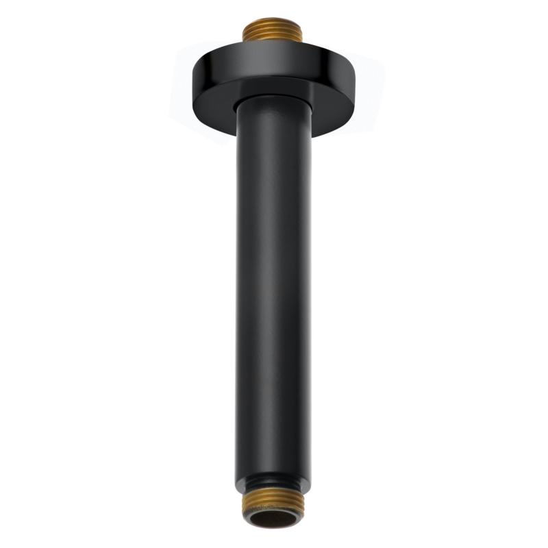 Kludi Brat dus kludi a-qa 6651539-00, 1/2'' x 1/2'', 150 mm, montare pe tavan, universal, ornament, mat, negru