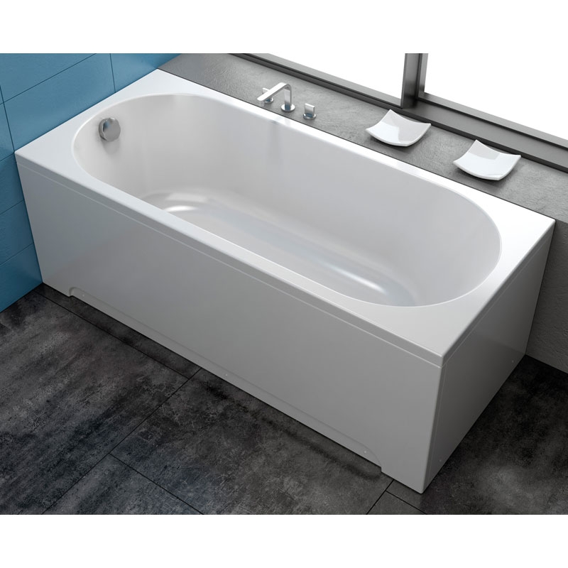 Kolpasan Cada baie kolpasan tamia, suspendat, incastrata, 180 x 80 cm, acril, alb, 539640