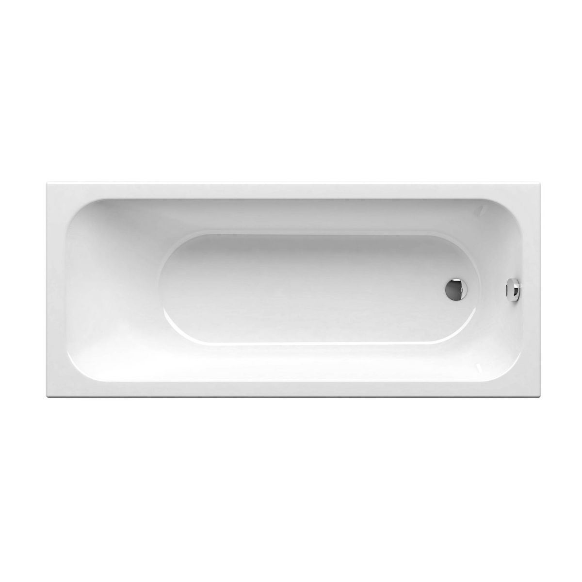 Ravak  Cada baie ravak chrome, incastrata, 180 x 80 cm, acril, alb, ce21000000
