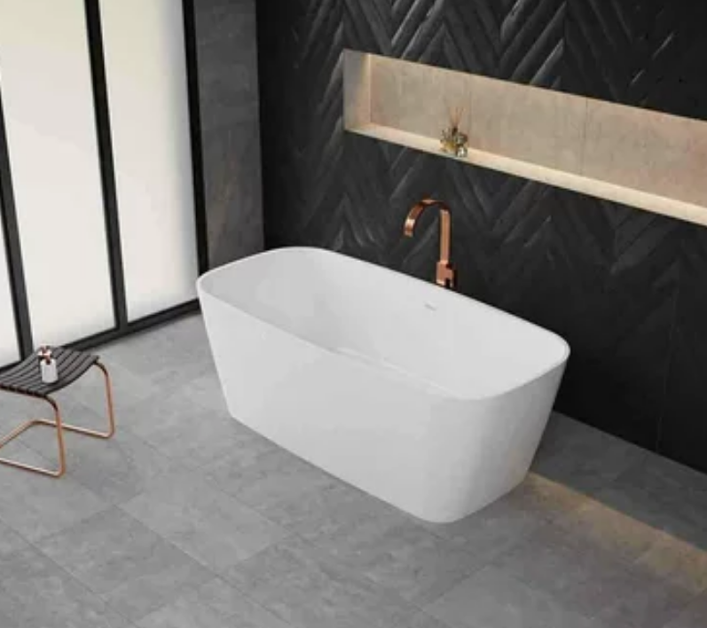 Vayer Cada baie vayer volans, freestanding, 151 x 72 cm, compozit, alb, 151.072.040.1-4.0.3.0.0