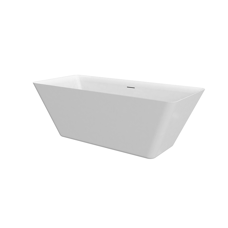 Florida Cada freestanding florida peru, 167 x 75 x 60 cm, acril, evacuare, alb, hy733