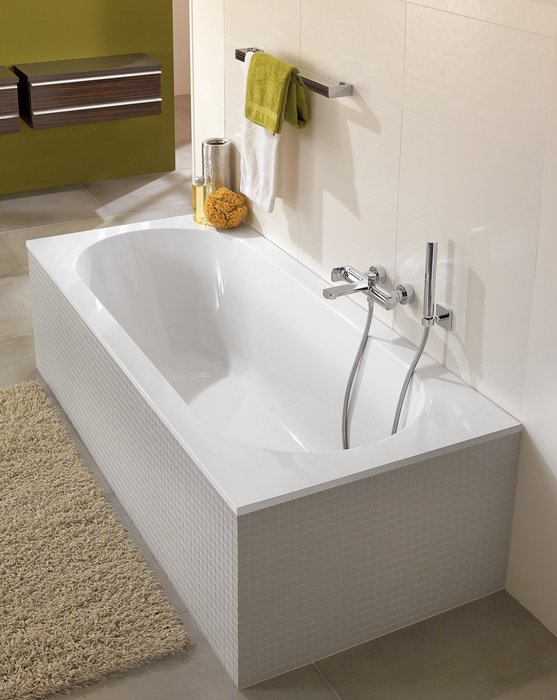 Villeroy and Boch Cada villeroy and boch oberon, incastrata, 160 x 75 cm, quaryl, alb, ubq160obe2v-01