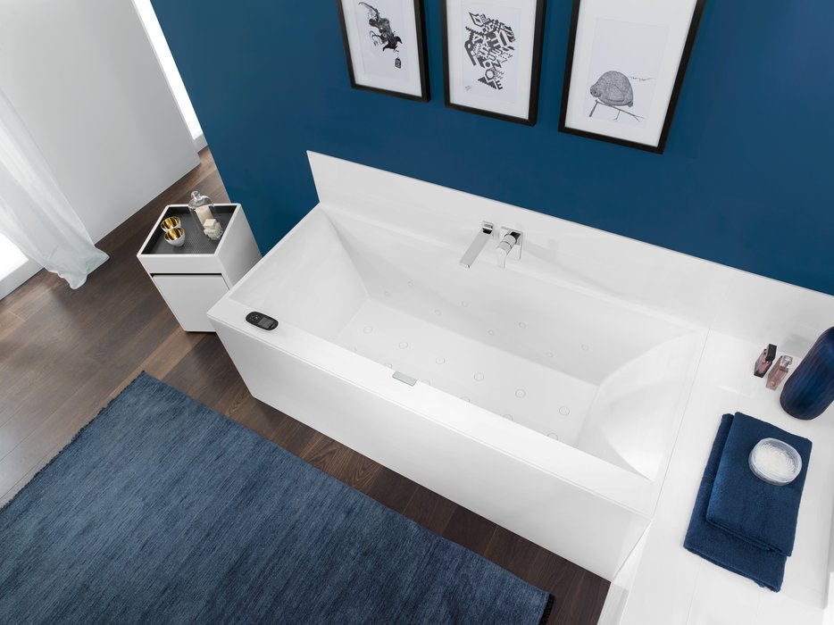 Villeroy and Boch Cada villeroy and boch squaro edge 12, incastrata, 170 x 75 cm, quaryl, alb, ubq170sqe2dv-01