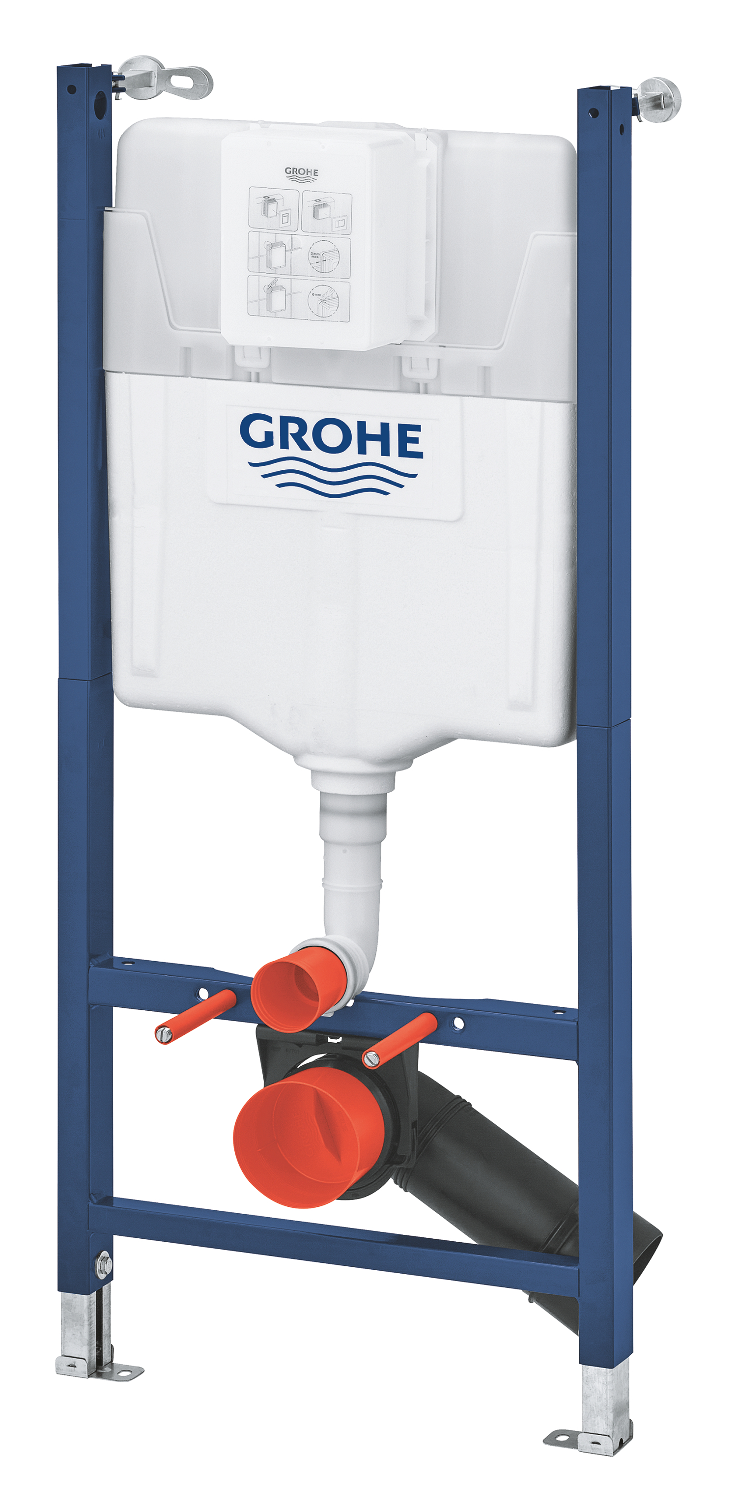 Set rezervor Grohe 38939000, Cadru 2in1 Rapid SL, tip instalare incast