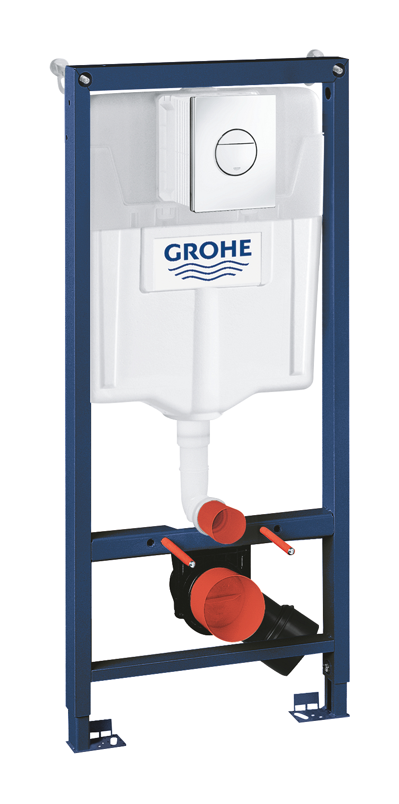 Grohe Cadru wc 3in1 grohe rapid sl, incastrat, clapeta sail crom, suport perete, 38832000