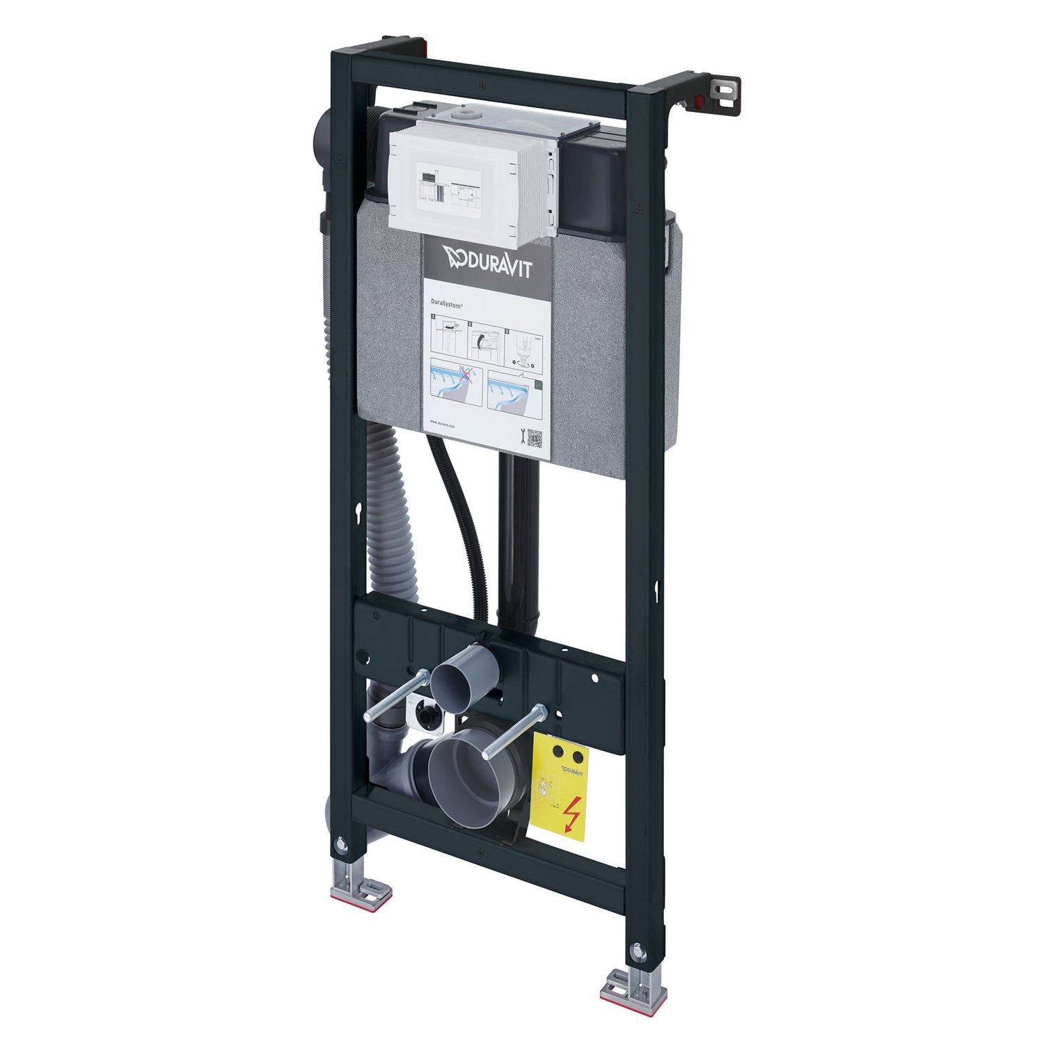 Duravit  Cadru wc duravit durasystem, incastrat, pentru sensowash, extractie miros, otel, wd1012000000