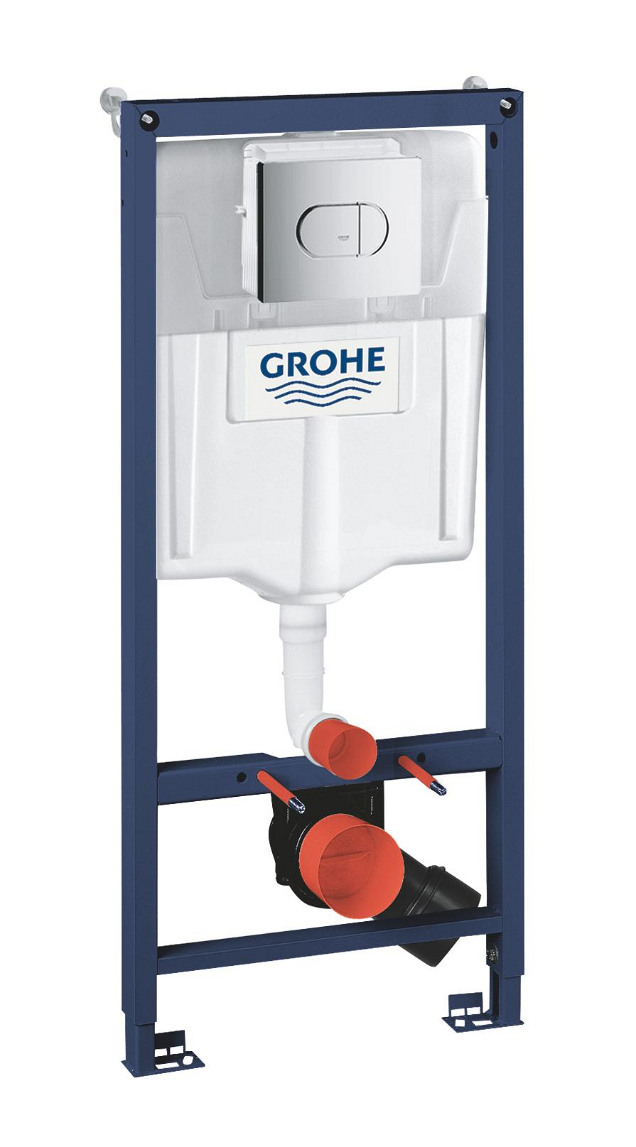 Grohe Cadru wc grohe rapid sl, incastrat, clapeta wc crom, suruburi, otel, 38981000