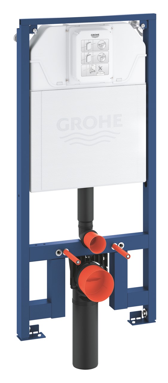 Grohe Cadru wc grohe rapid sl slim, incastrat, evacuare verticala, otel, 39687000