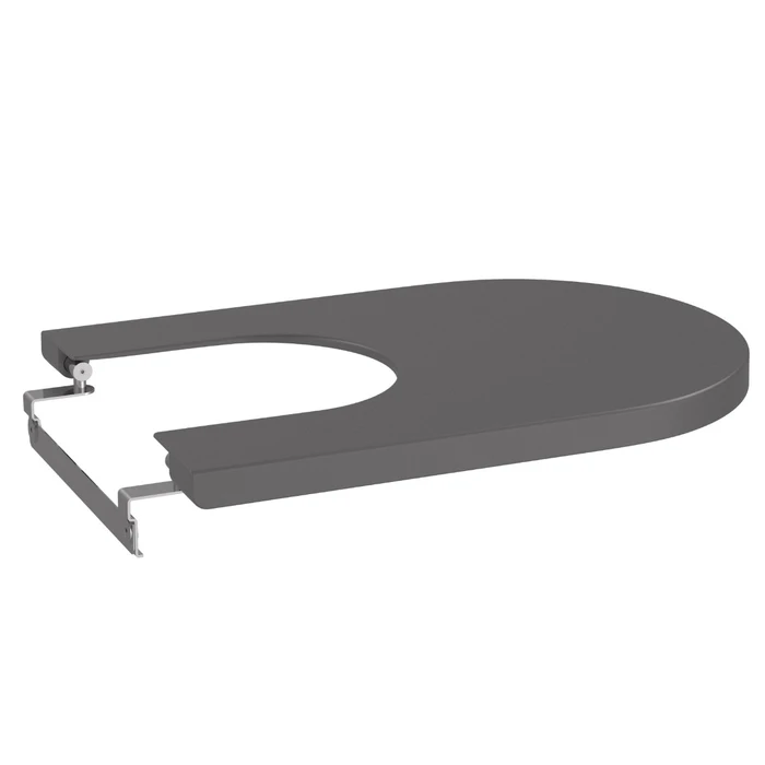 Roca Capac bideu inspira round, supralit, softclose, negru onyx, a80652264b