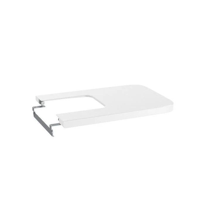 Roca Capac bideu inspira square, supralit, softclose, alb, a80653200b