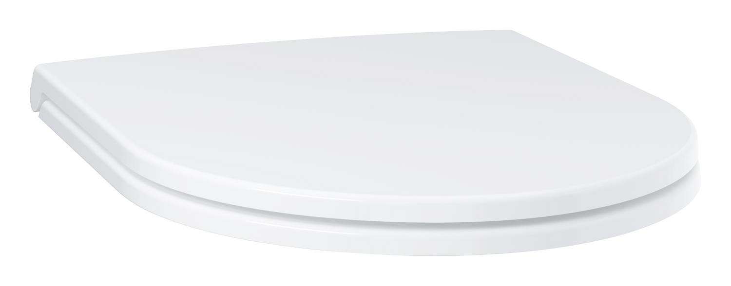 Capac WC Grohe 39913001, 425 mm, 368 mm, 1 functii speciale, capac softclose, oval, duroplast, slim, Alb