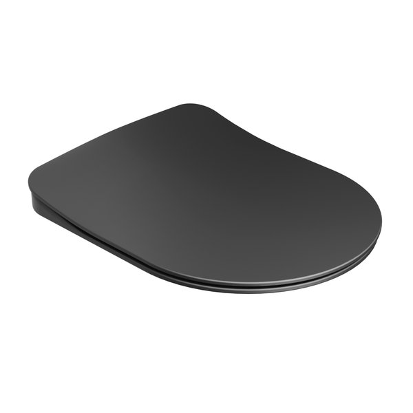 Ravak  Capac wc ravak, slim, softclose, mat, negru, x01795