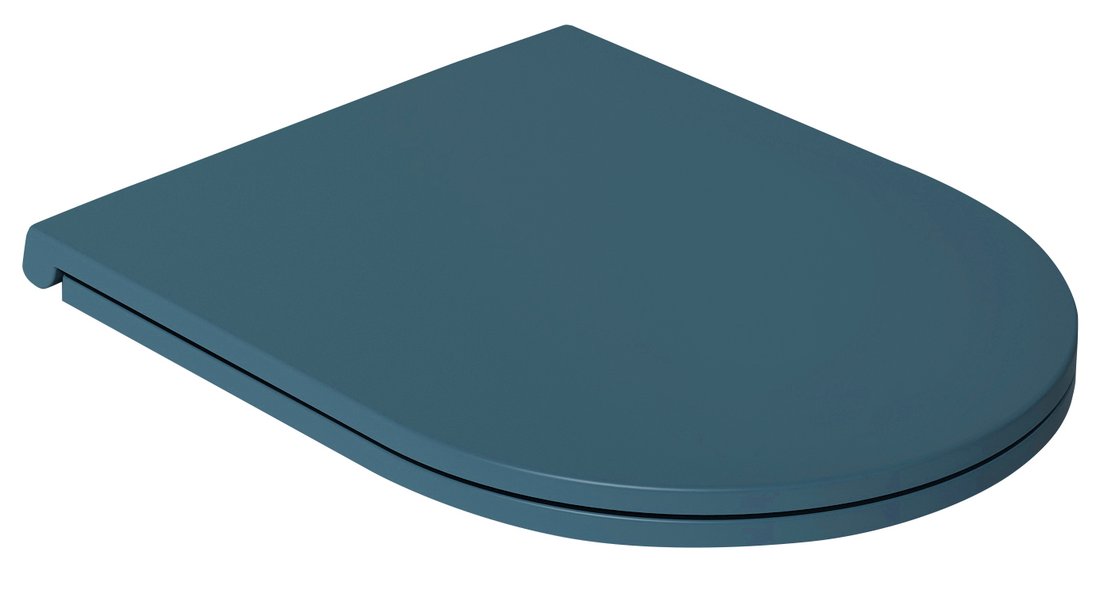 Sapho Capac wc sapho isvea, slim, softclose, albastru petrol, 40kf0545i-s